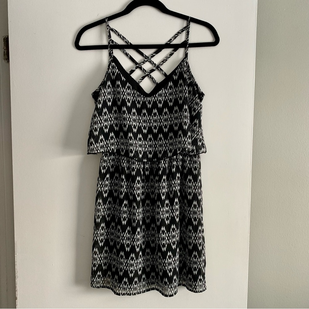 Speechless B&W Tribal Print Summer Dress